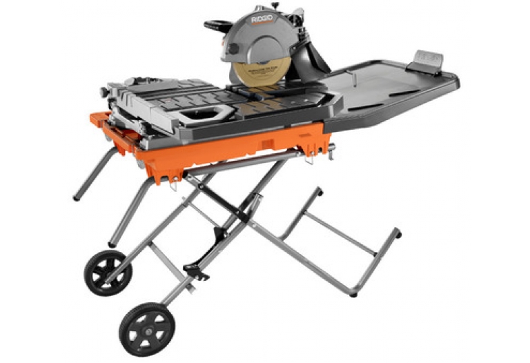 Ridgid 10 in. Wet Tile Saw with Stand